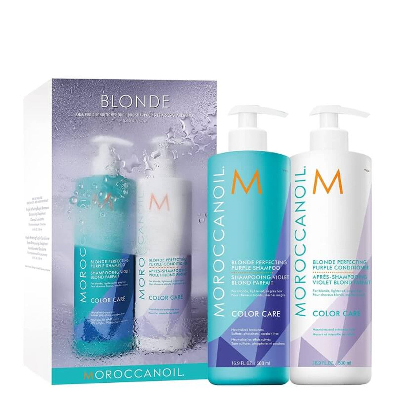 Morroccanoil Purple Shampoo and Conditoner Duo 500ml
